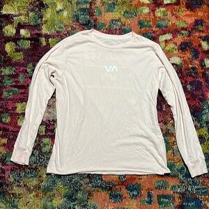 Rvca long sleeve. Pink. Size XS.